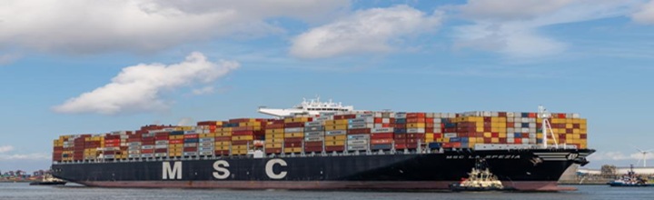 Bloque motor marino convertido a dual-fuel metanol durante pruebas de bancada